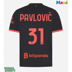 AC Milan Strahinja Pavlovic #31 Replika Tredjetrøje 2026-27 Kortærmet